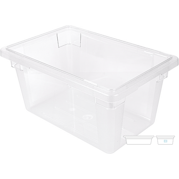 Rechteckiger Lebensmittelbehälter Transparentes Polycarbonat